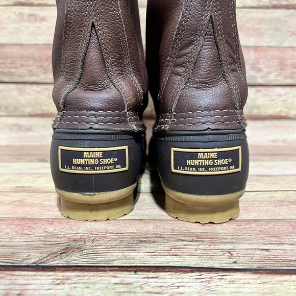 L.L. Bean 10” Brown Duck Boots - Picture 6 of 10